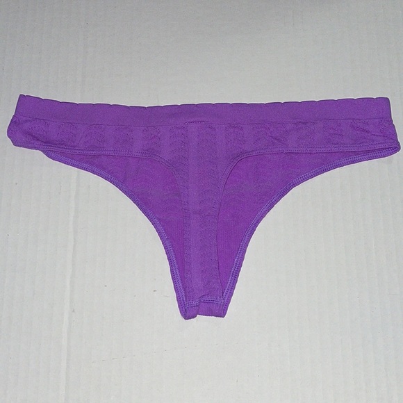 NWT Victoria Secret Panty - Bright Purple - Size L - Picture 11 of 12